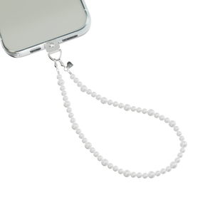 White Pearl Phone Charm