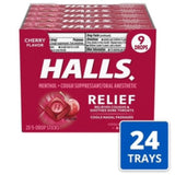 Halls Relief Honey Lemon Cough Drops