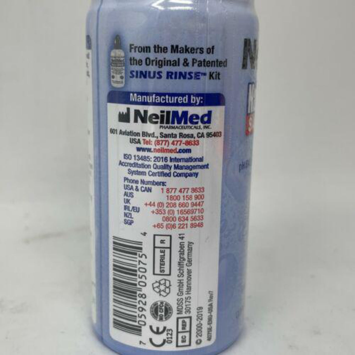 Neilmed Nasamist Isotonic Saline Spray 75 ml