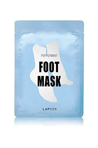 Lapcos Foot Mask, Peppermint, 1 Pair