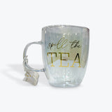 Slant "Spill The Tea" Glass Mug