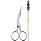 Tijeras y cepillo para cejas de Tweezerman