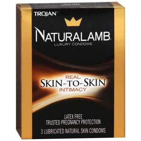 Preservativos de lujo sin látex Trojan NaturalAMB