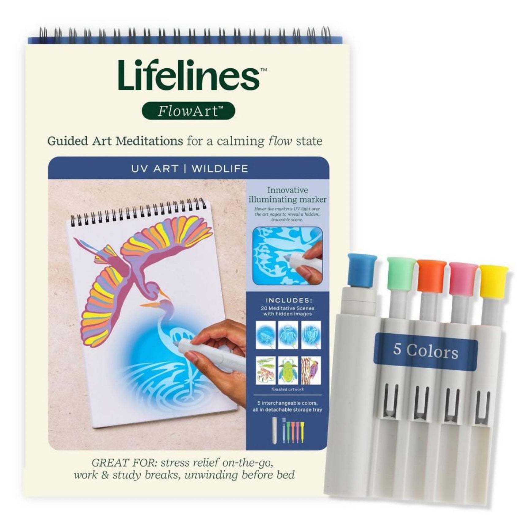 Lifelines Flowart UV Art Wildlife
