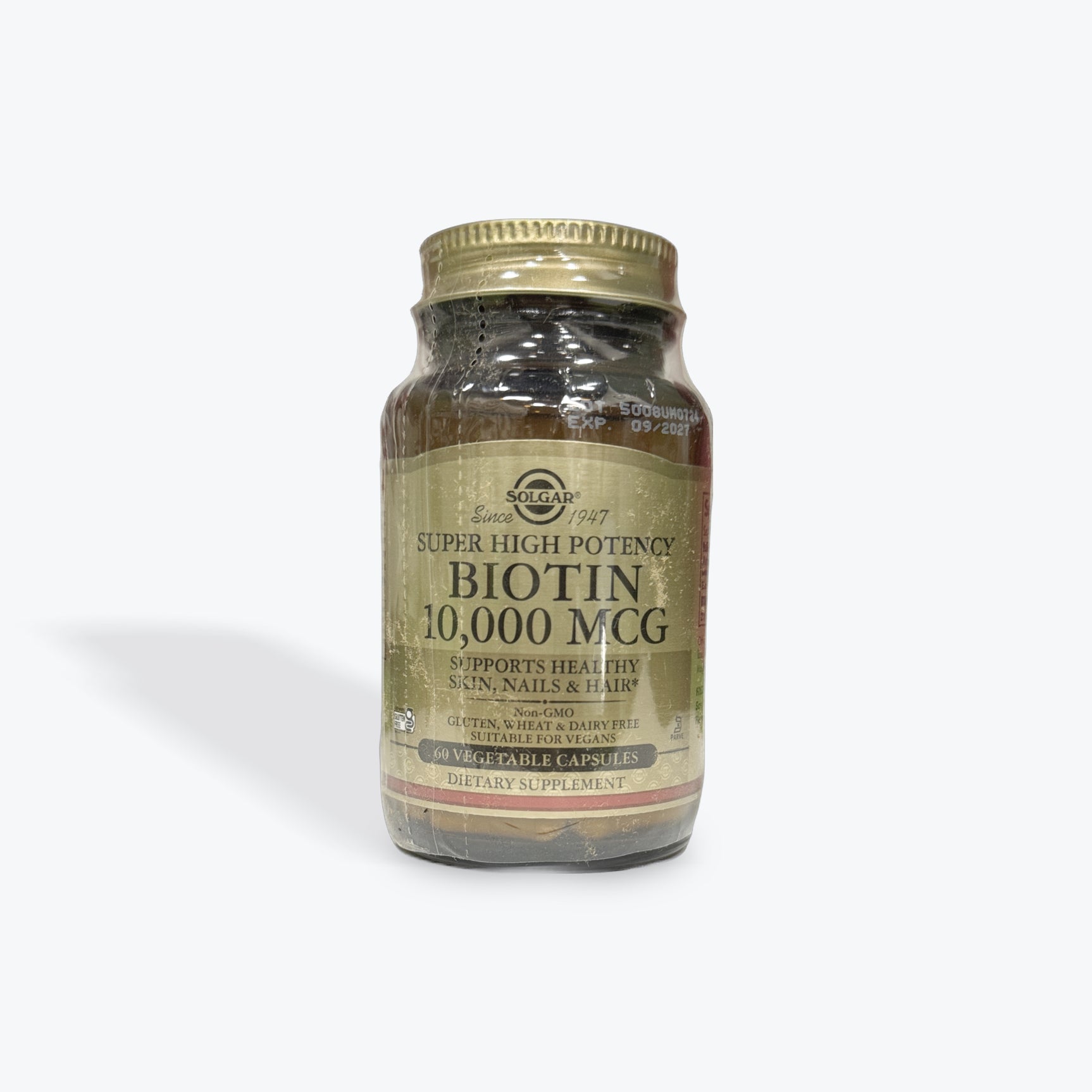Solgar Biotin 10,000 MCG Vegetable Capsules
