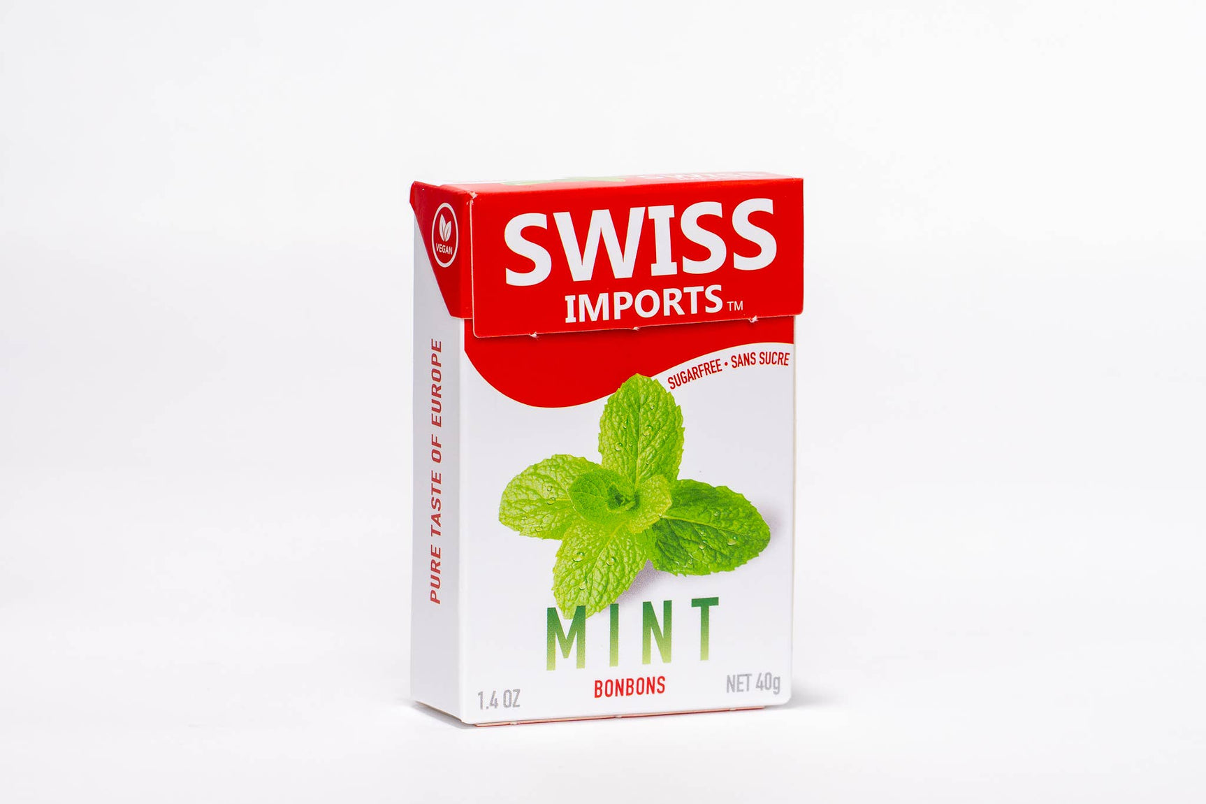 Swiss Imports Bonbons Sugar Free Mint Candy 40g