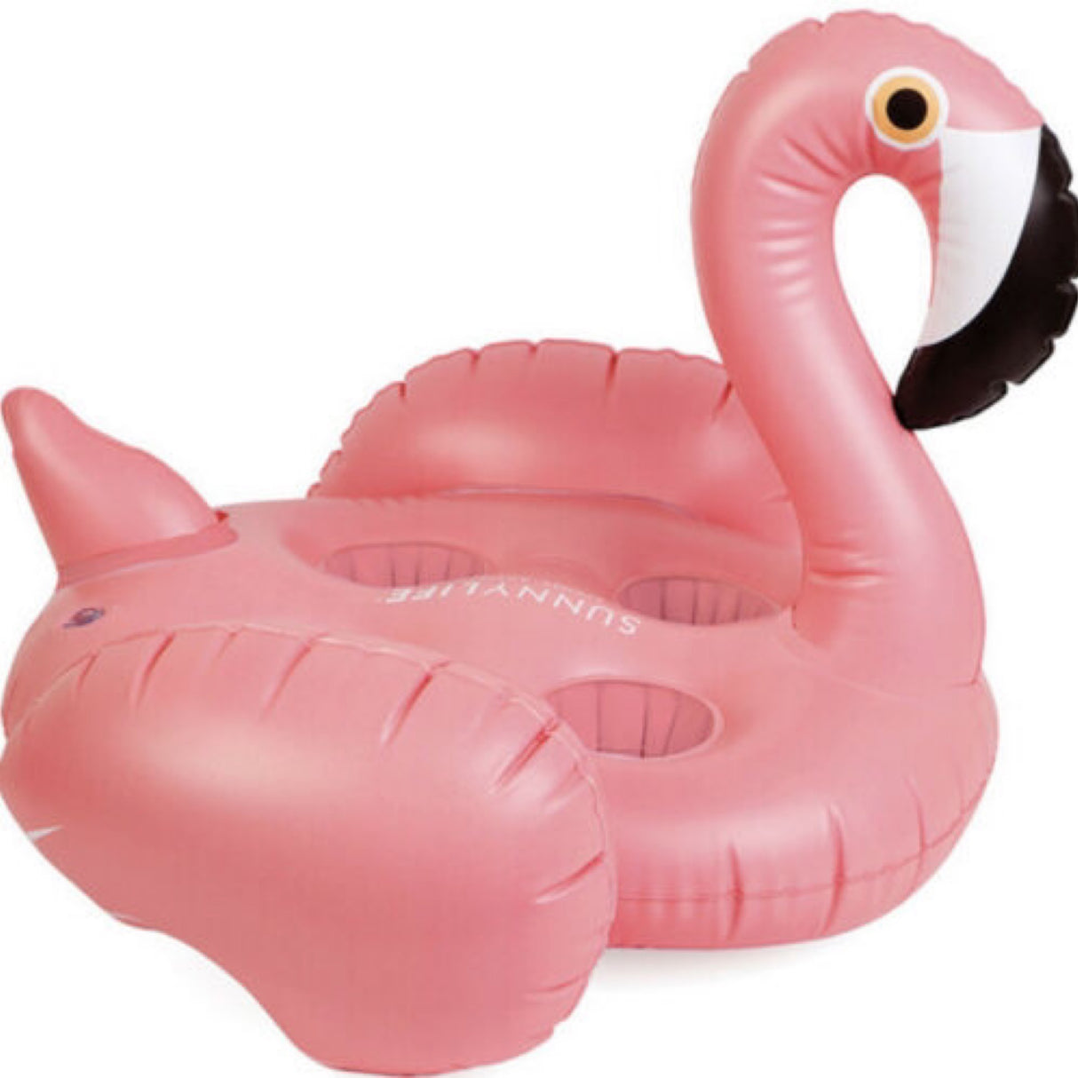 Sunnylife Inflatable Flamingo Drink Holder pink
