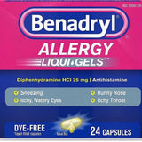 Benadryl Allergy Dye-Free Liqui-Gels