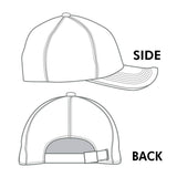 USA Embroidered Baseball Cap: Dark,Denim