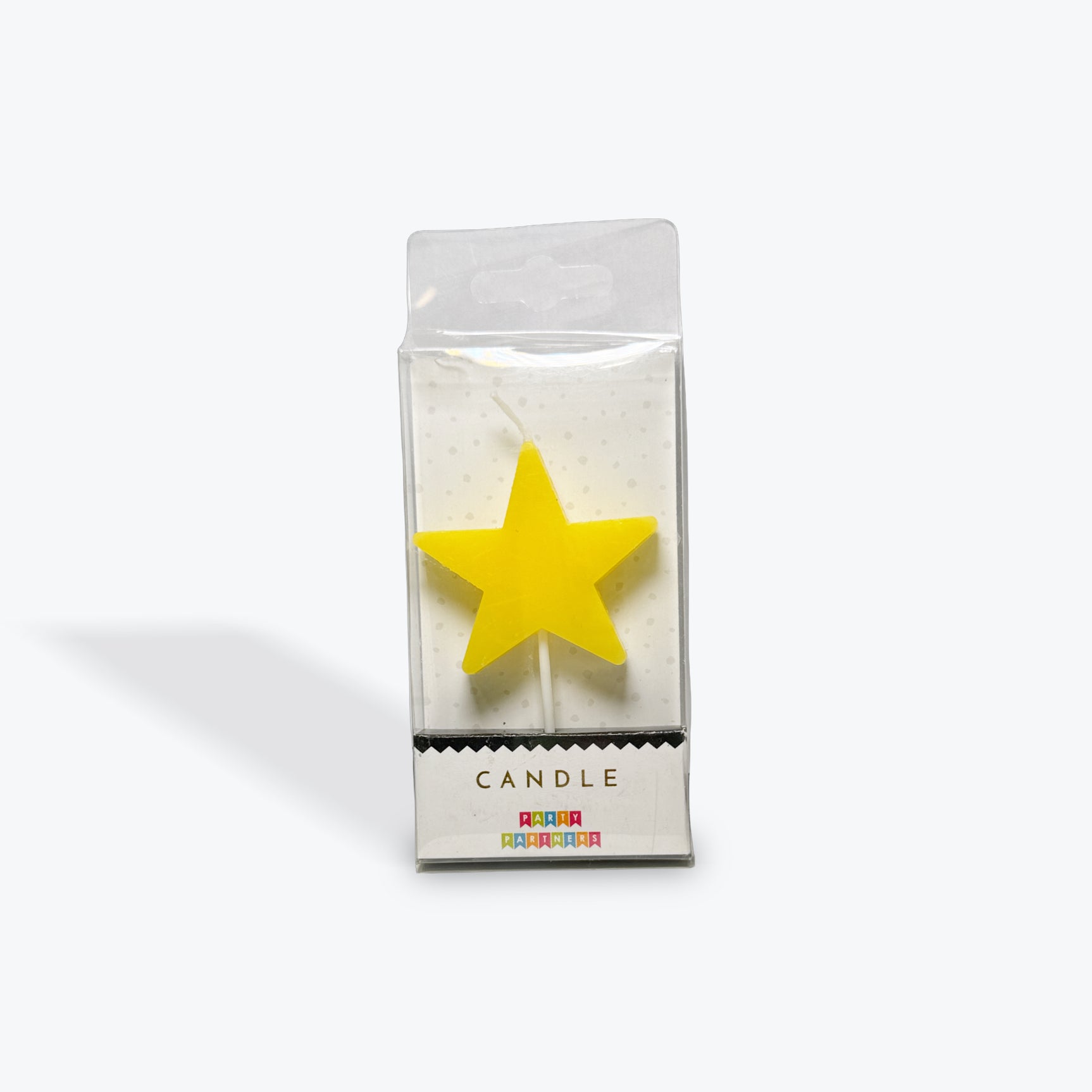 Party Partners Neon Star Candle