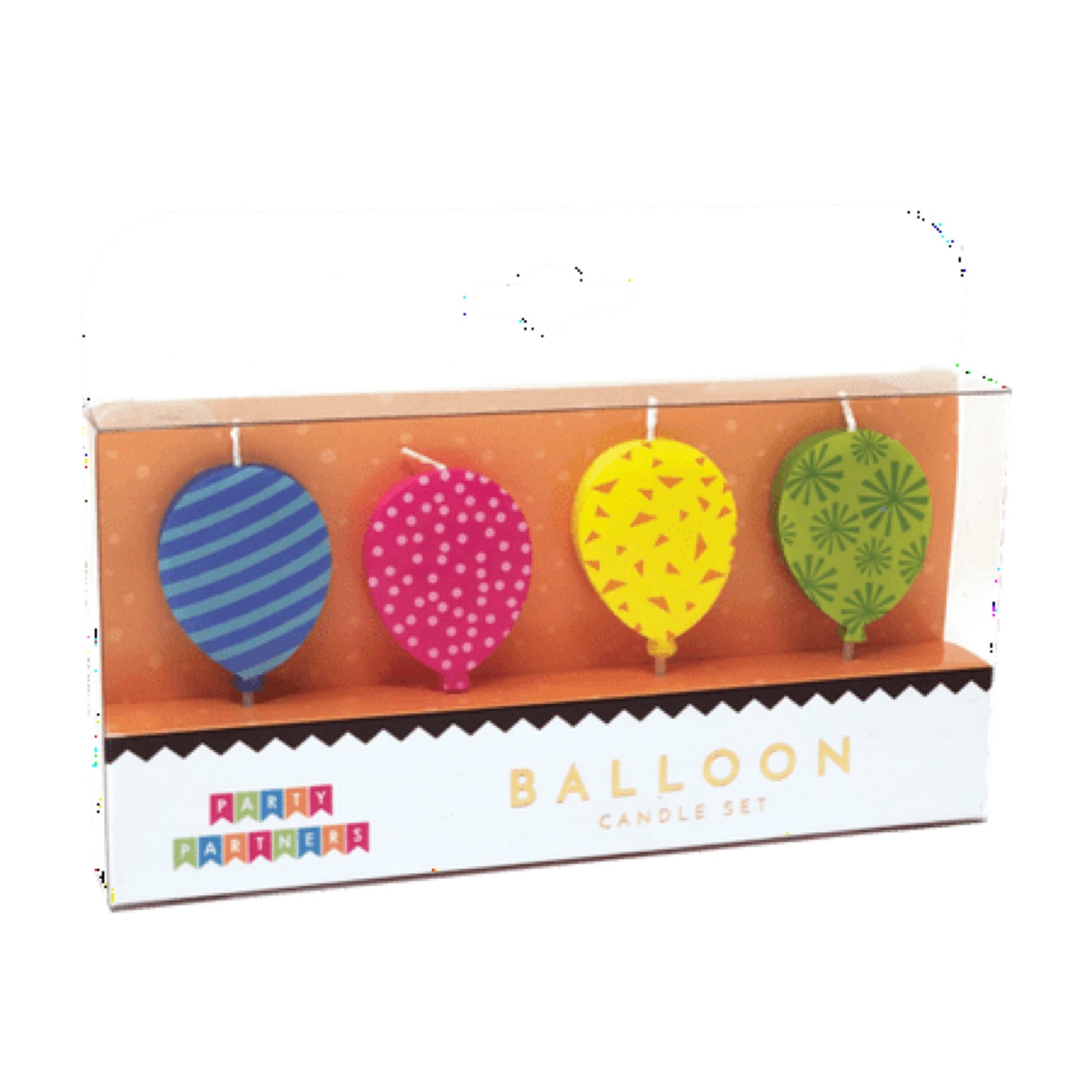 Party Partners Ballon Candles - Set of 4
