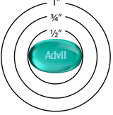 Advil Liqui-Gels Minis 200 MG Ibuprofen Capsules, 20 Count