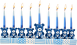 Hand Painted Menorah - Teddy Bears