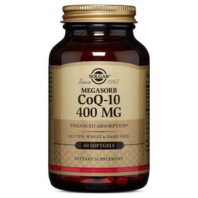 Solgar Megasorb CoQ-10 400 mg, 60 Softgels