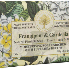 Wavertree & London Frangipani & Gardenia soap bar 8 Oz