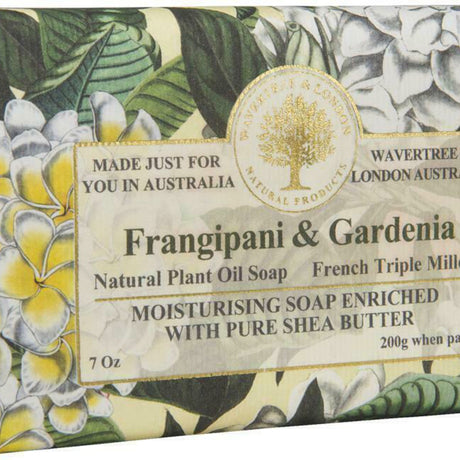 Wavertree & London Frangipani & Gardenia soap bar 8 Oz