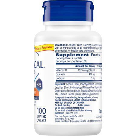 Citracal Petites Calcium Citrate with Vitamin D3