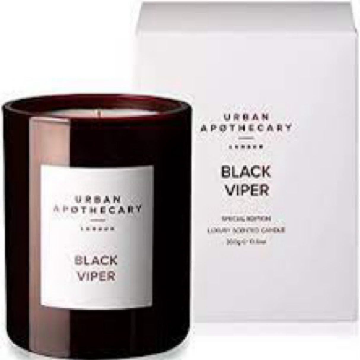 Urban Apothecary Black Viper Candle