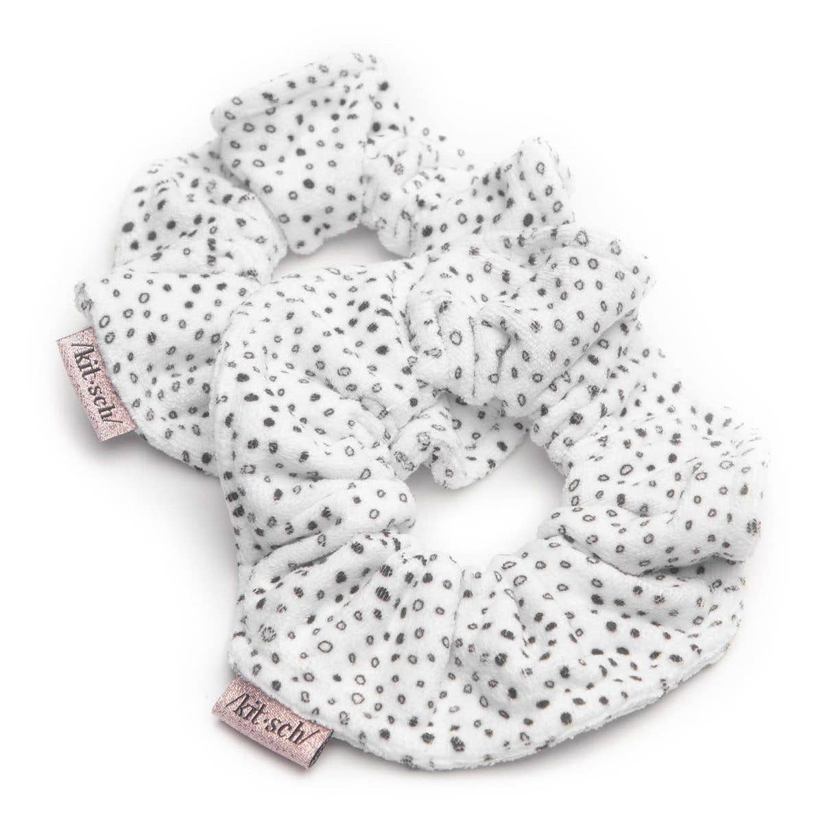 KITSCH Towel Scrunchie 2 Pack - Micro Dot