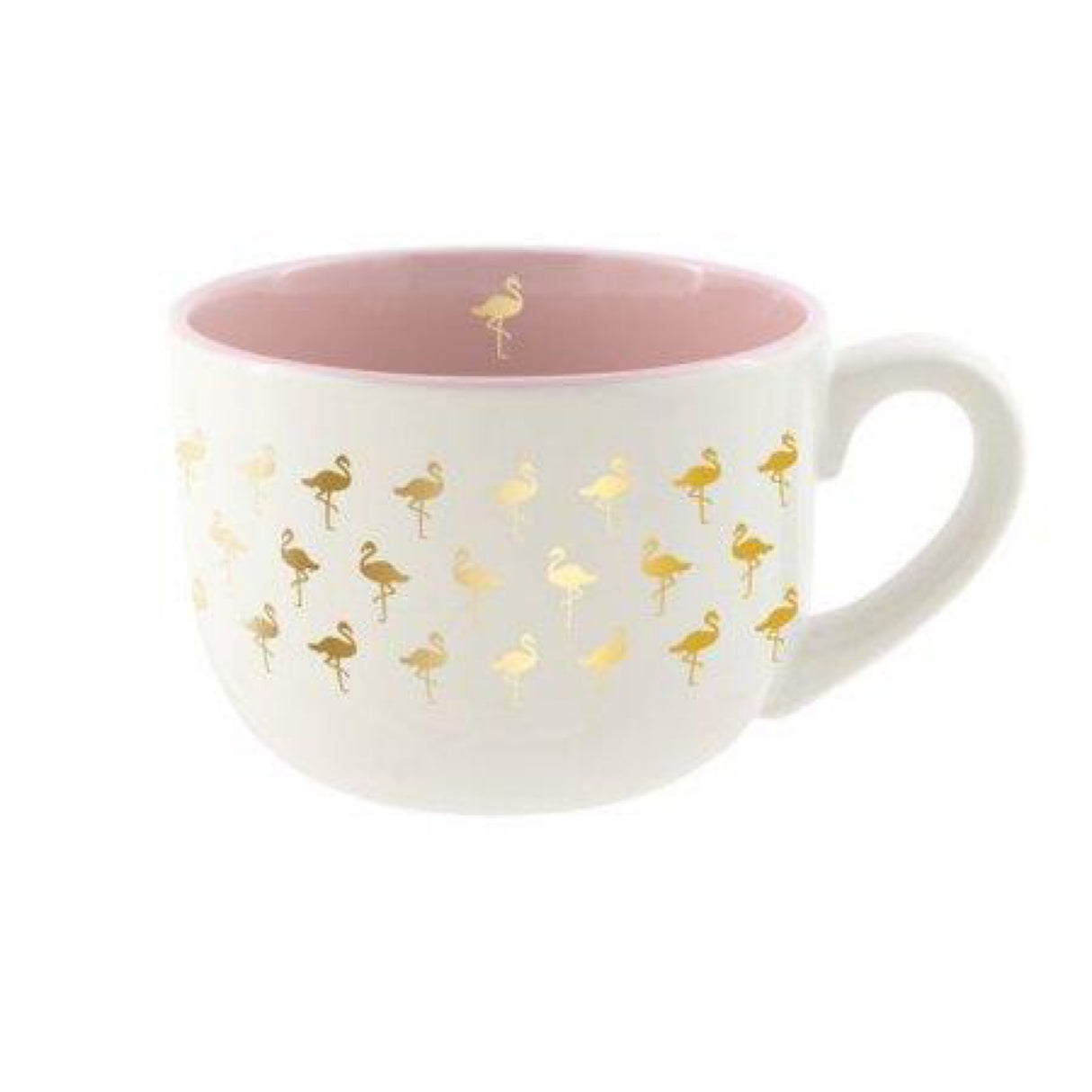Eccolo Soup Mug Pink Flamingo