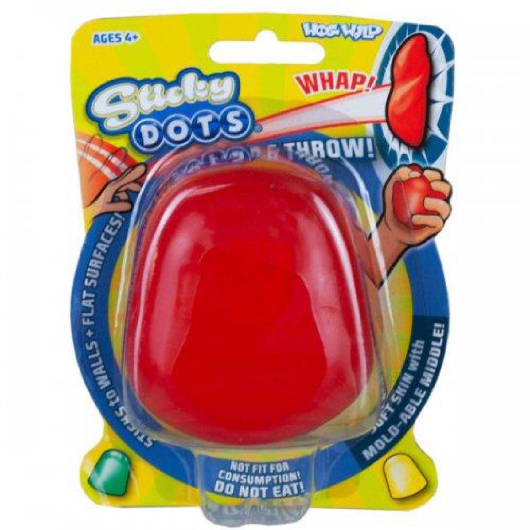 Green Hog Wild Sticky Dots Splat Toy