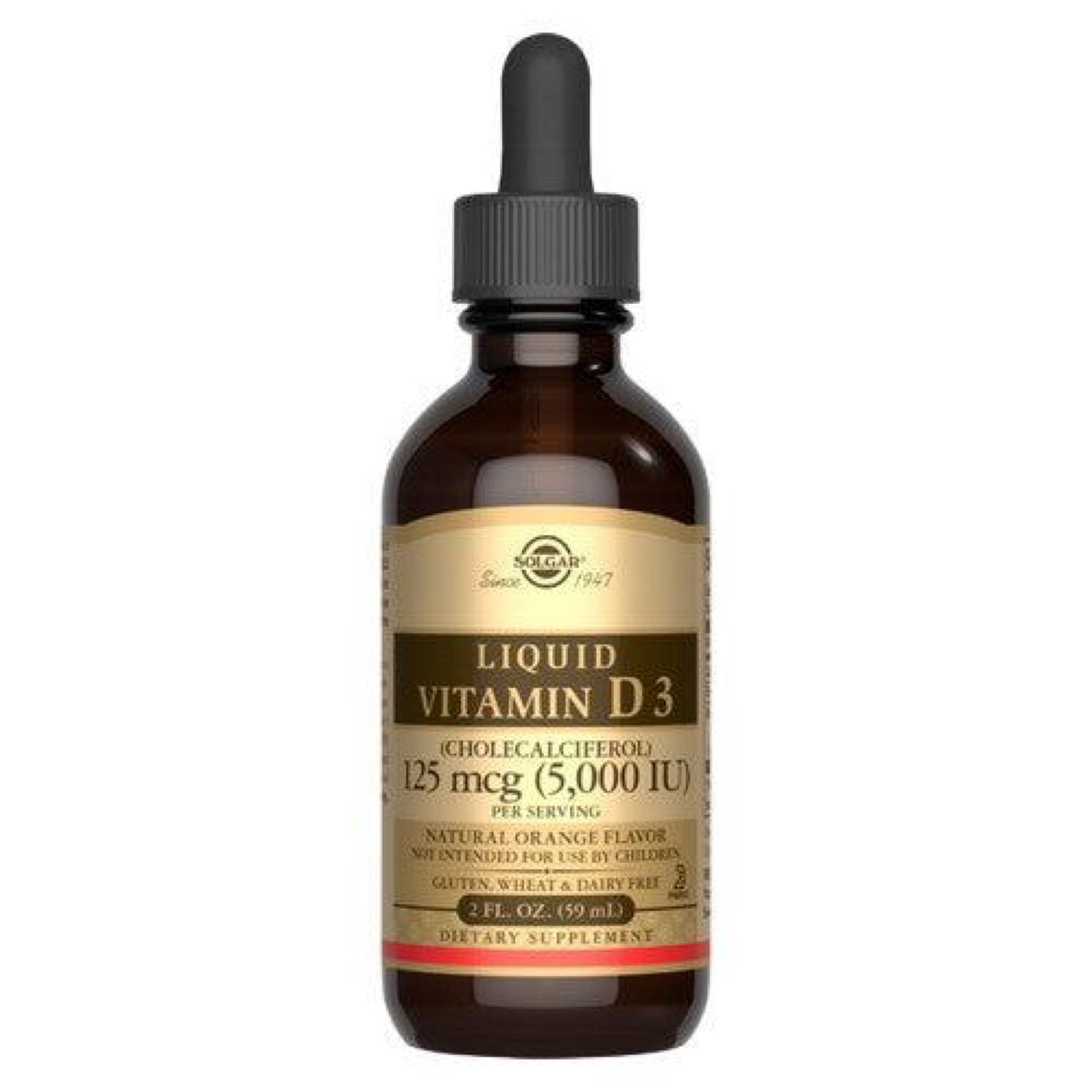 Solgar Vitamina D3 Líquida Sabor Naranja
