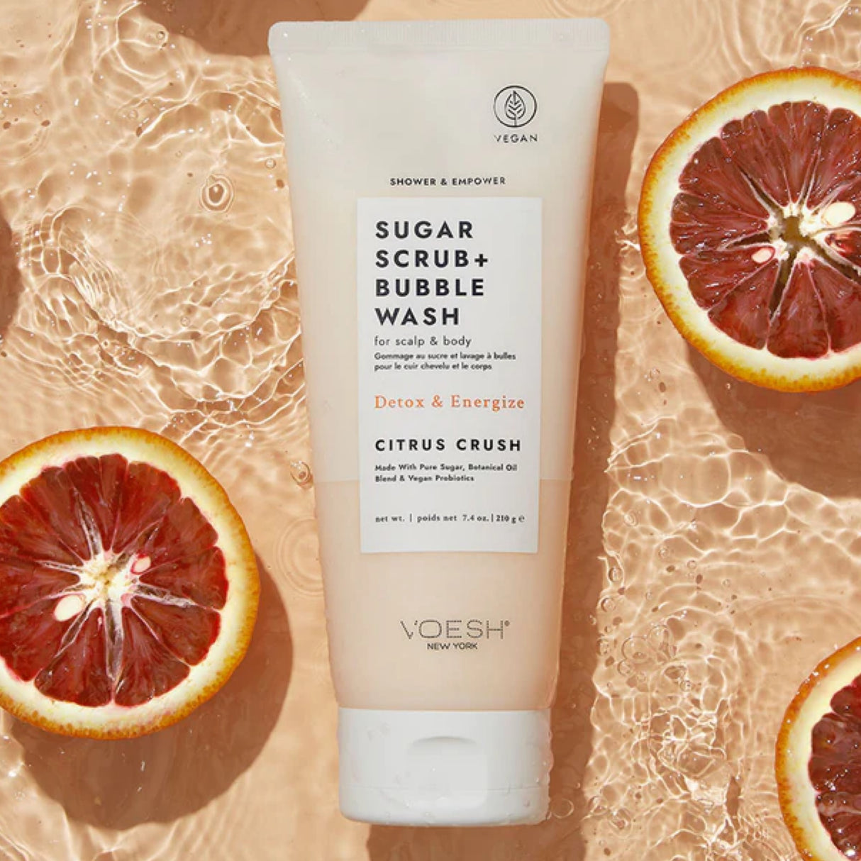 Voesh Sugar Scrub + Bubble Wash Citrus Crush