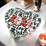 All The Love  Crystal Heart Paperweight Decor