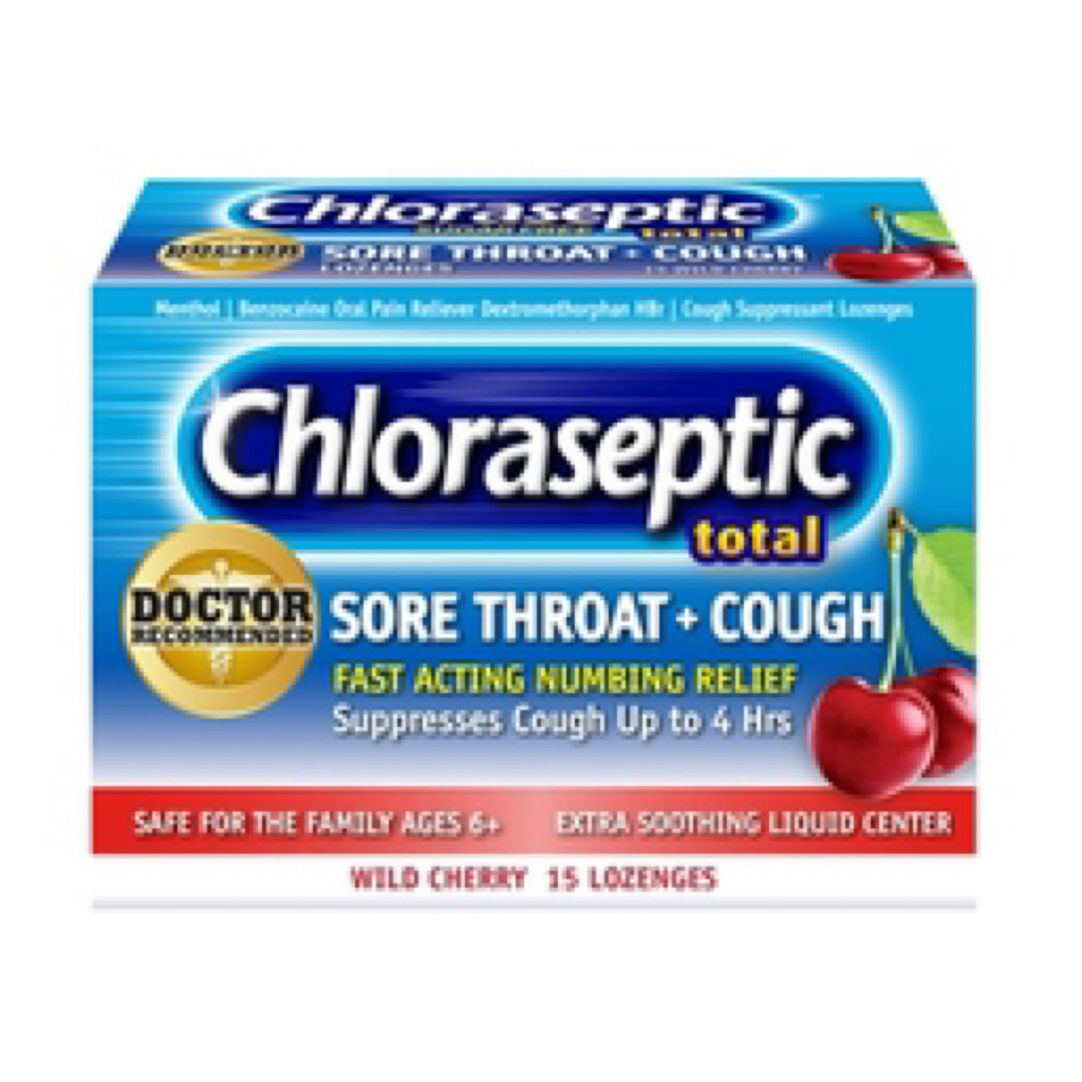 Chloraseptic Sugar Free Wild Cherry Lozenges