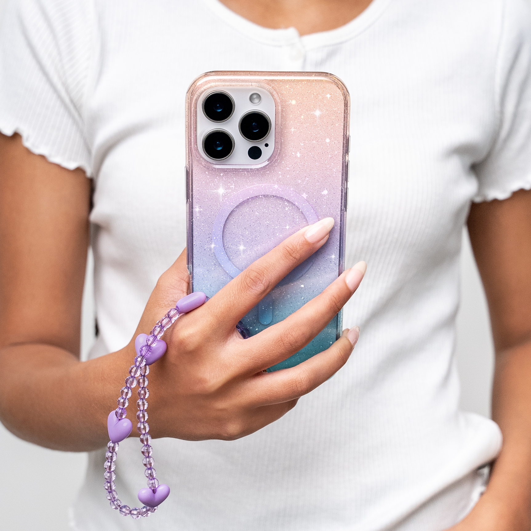 Purple Heart Phone Charm - Image 4