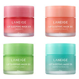 LANEIGE Full Size Lip Sleeping Mask 4 Piece Sampler Pack