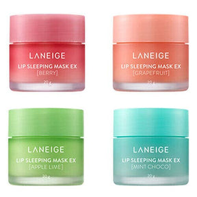 LANEIGE Full Size Lip Sleeping Mask 4 Piece Sampler Pack