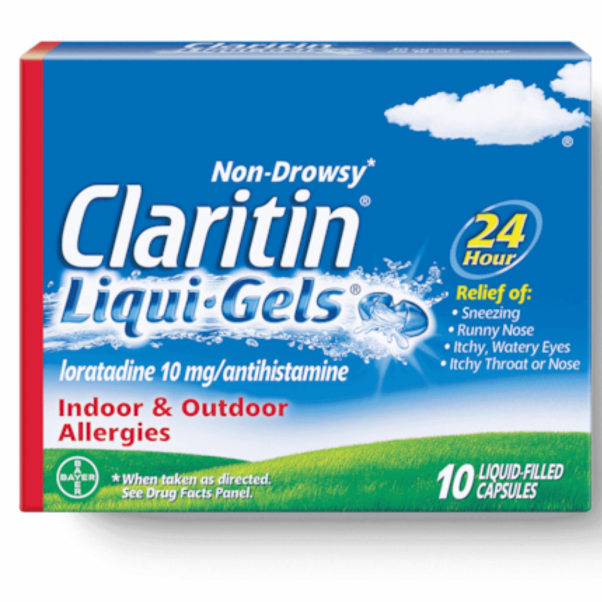 Claritin Liqui-Gels non-drowsy 24hr Relief