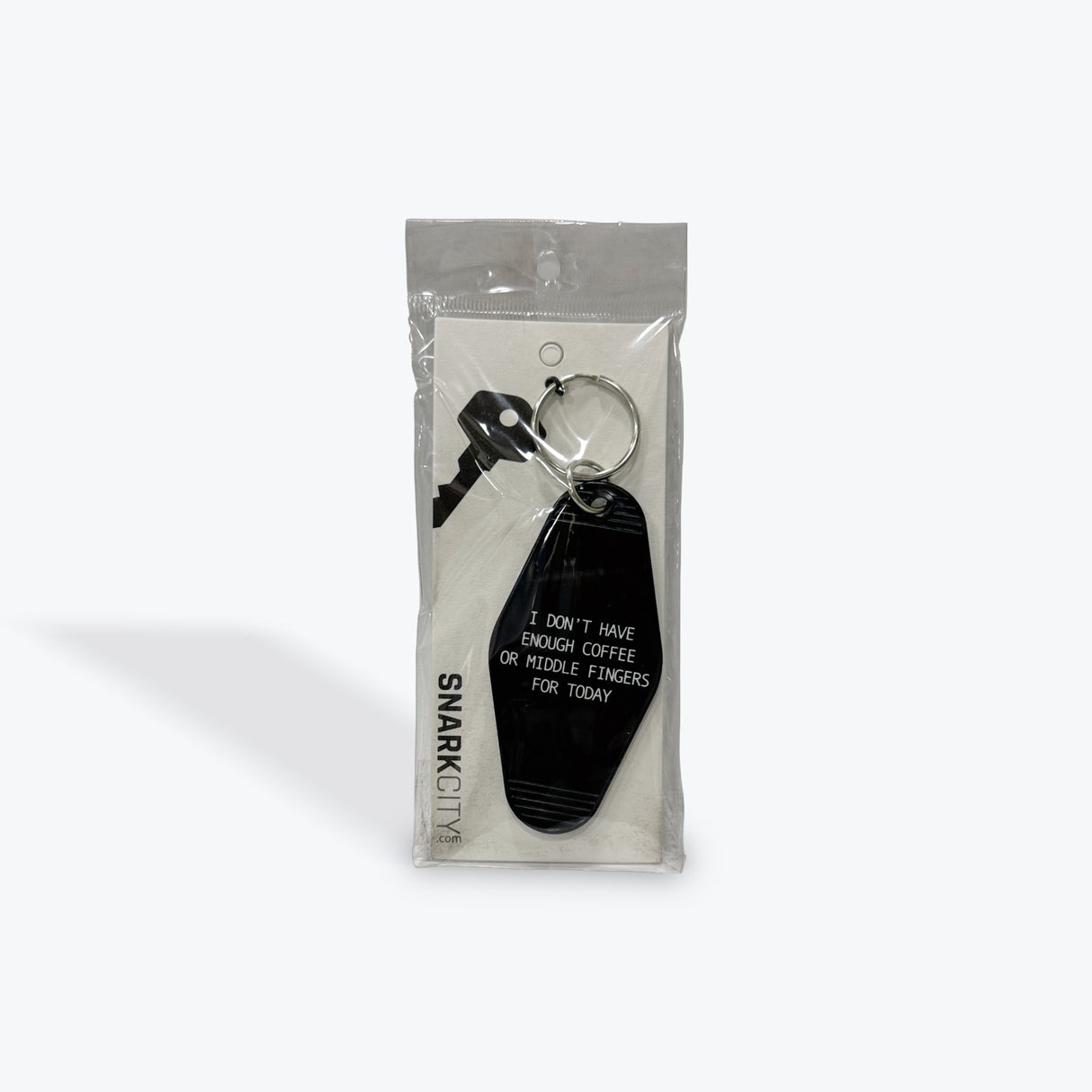 Snark City "I Don't Have Enough Coffee Or Middle Fingers For Today" Keychain