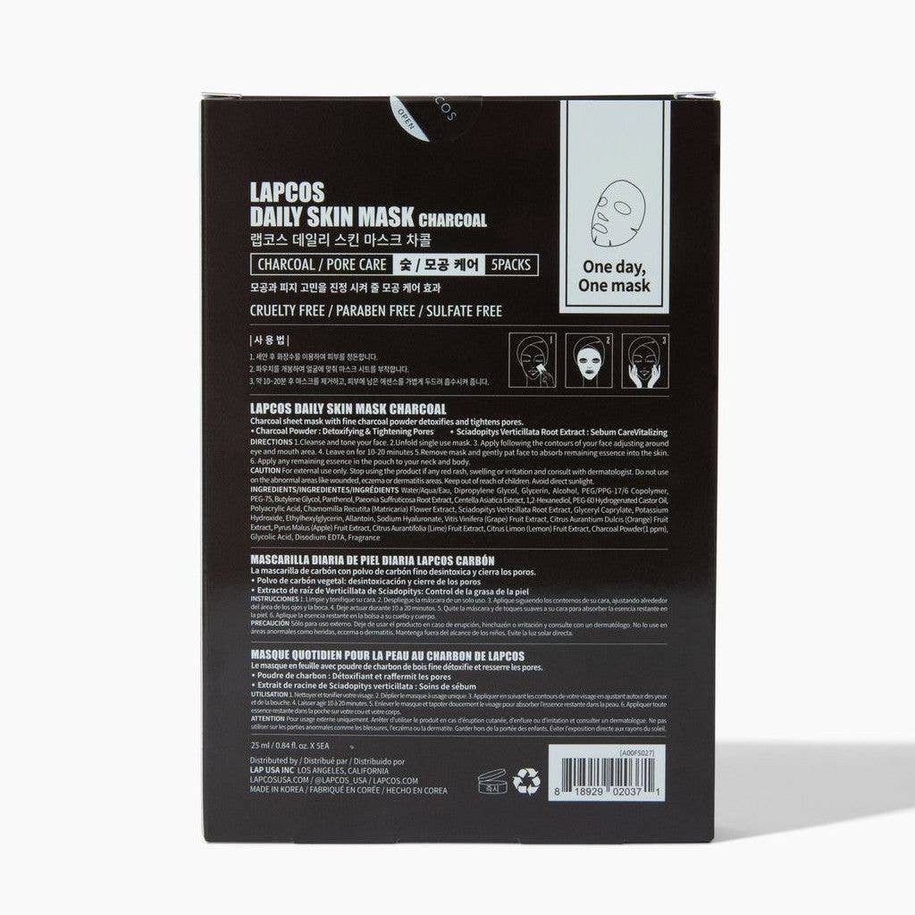 Charcoal Daily Sheet Mask 5-pack - Image 4