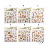 12PCS - FIFA World Cup 2026 Mascot Character Sticker Set
