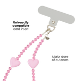 Pink Heart Phone Charm - Image 3