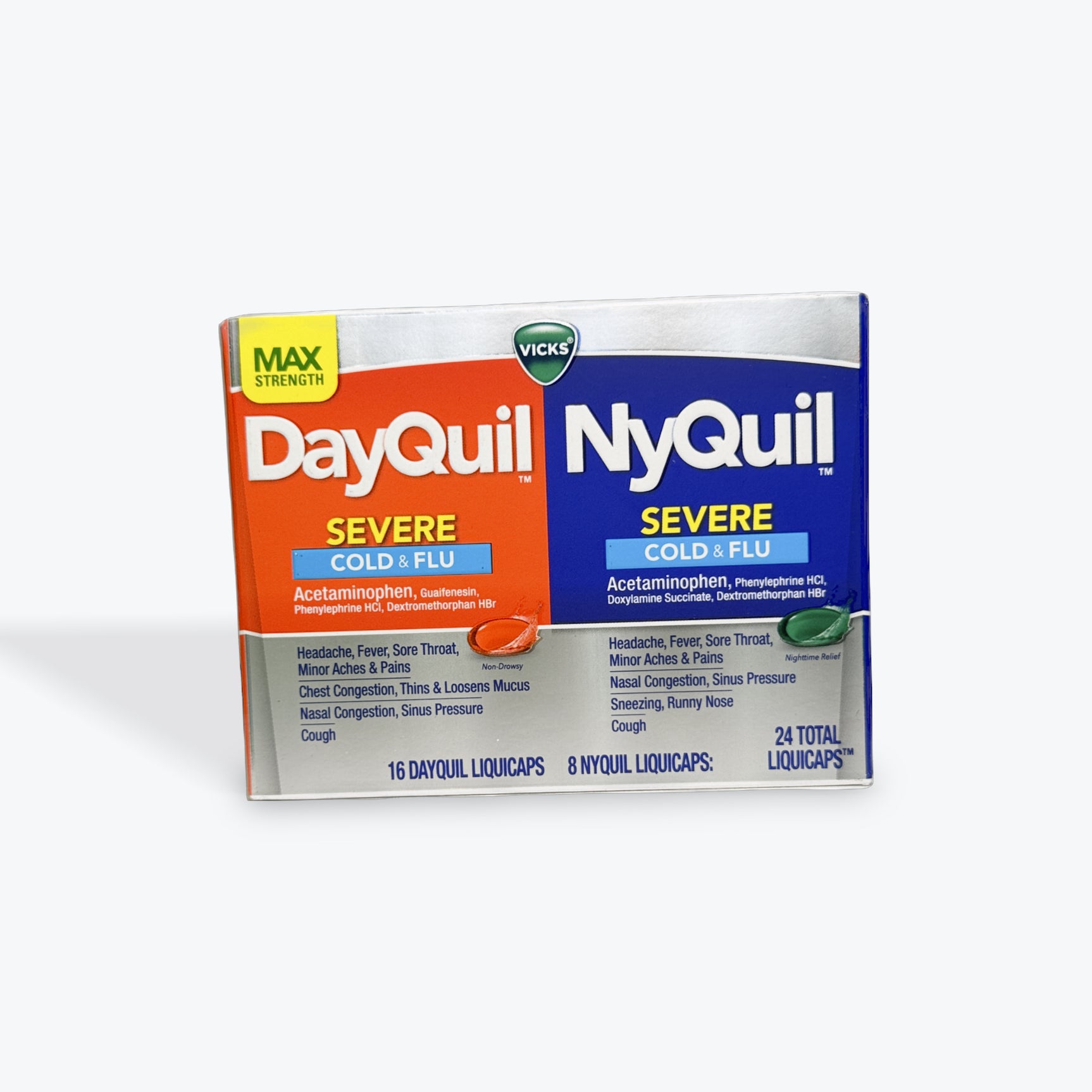 DayQuil/NyQuil para el Resfriado y la Gripe Severos