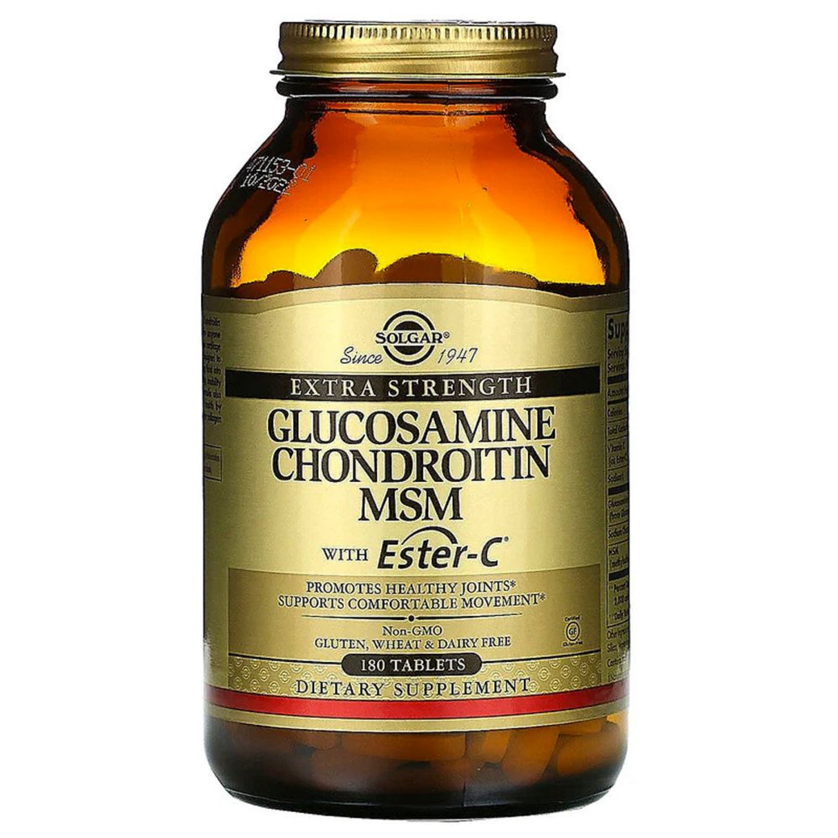 Solgar Glucosamine Chondroitin MSM with Ester-C 180 tablets