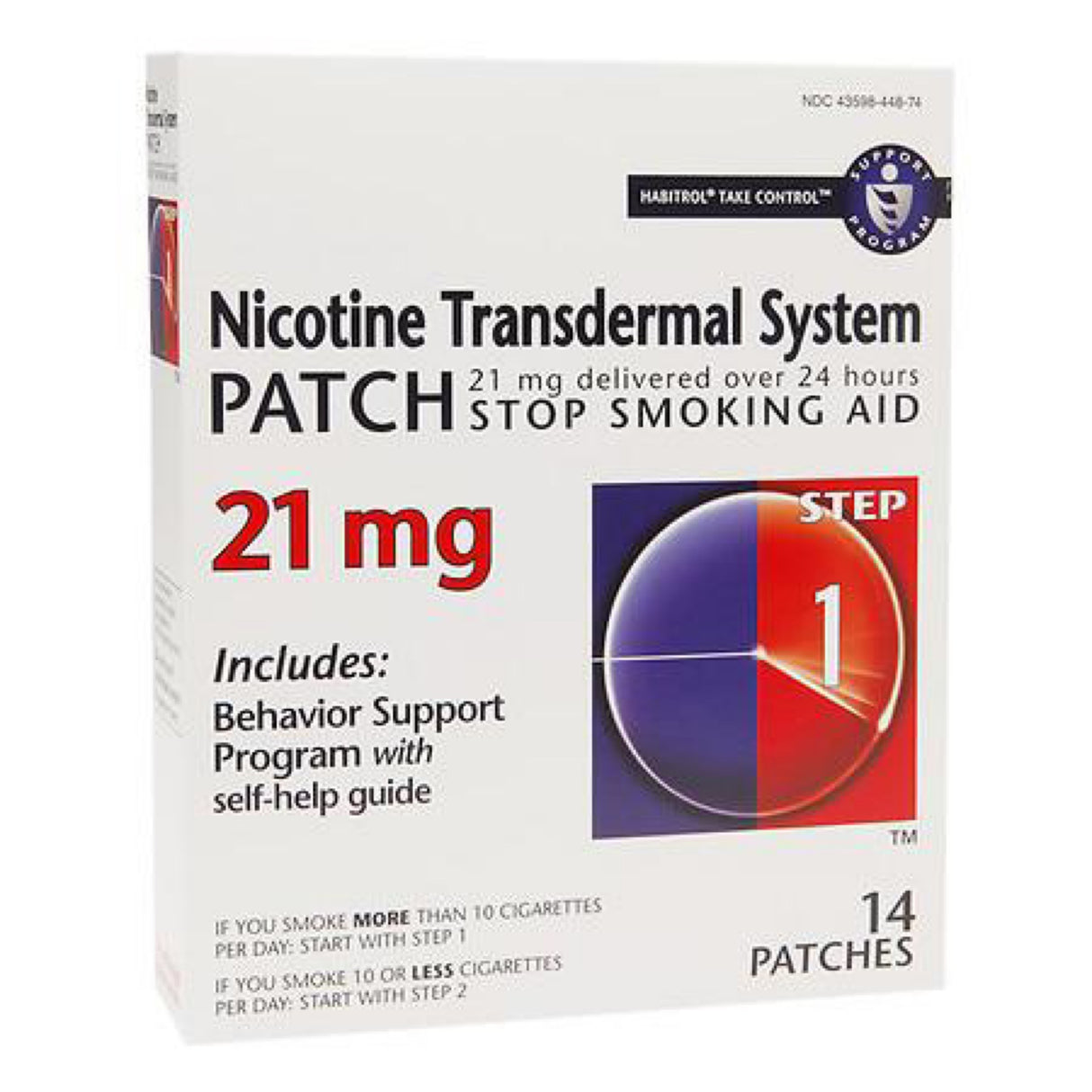 Habitrol Nicotine Transdermal System Step 1 Stop Smoking Aid Patches mg