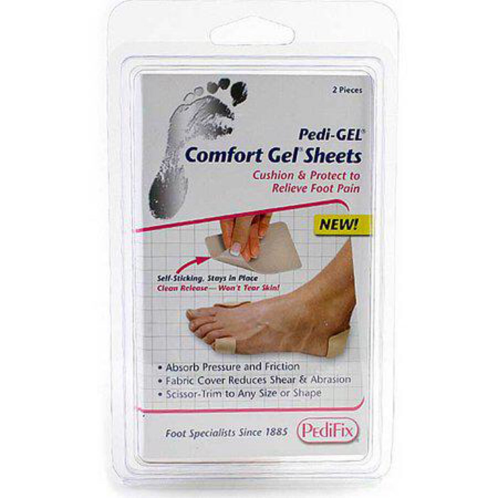 Pedifix Pedi-gel Comfort Gel Sheets