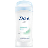 Dove Sensitive All Day Sweat & Odor Protection Antiperspirant Deodorant 2.6 Oz