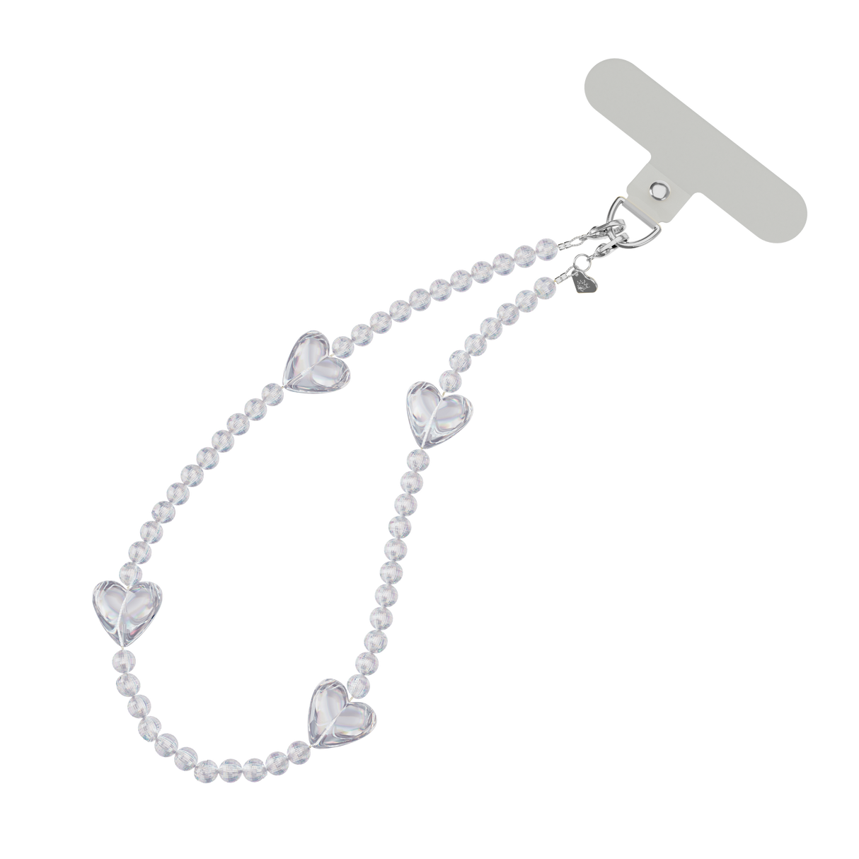 Holo Heart Phone Charm