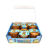 12PCS - Steamed Bao Bun Dumpling Squeeze Squishy Stress Relief Toy