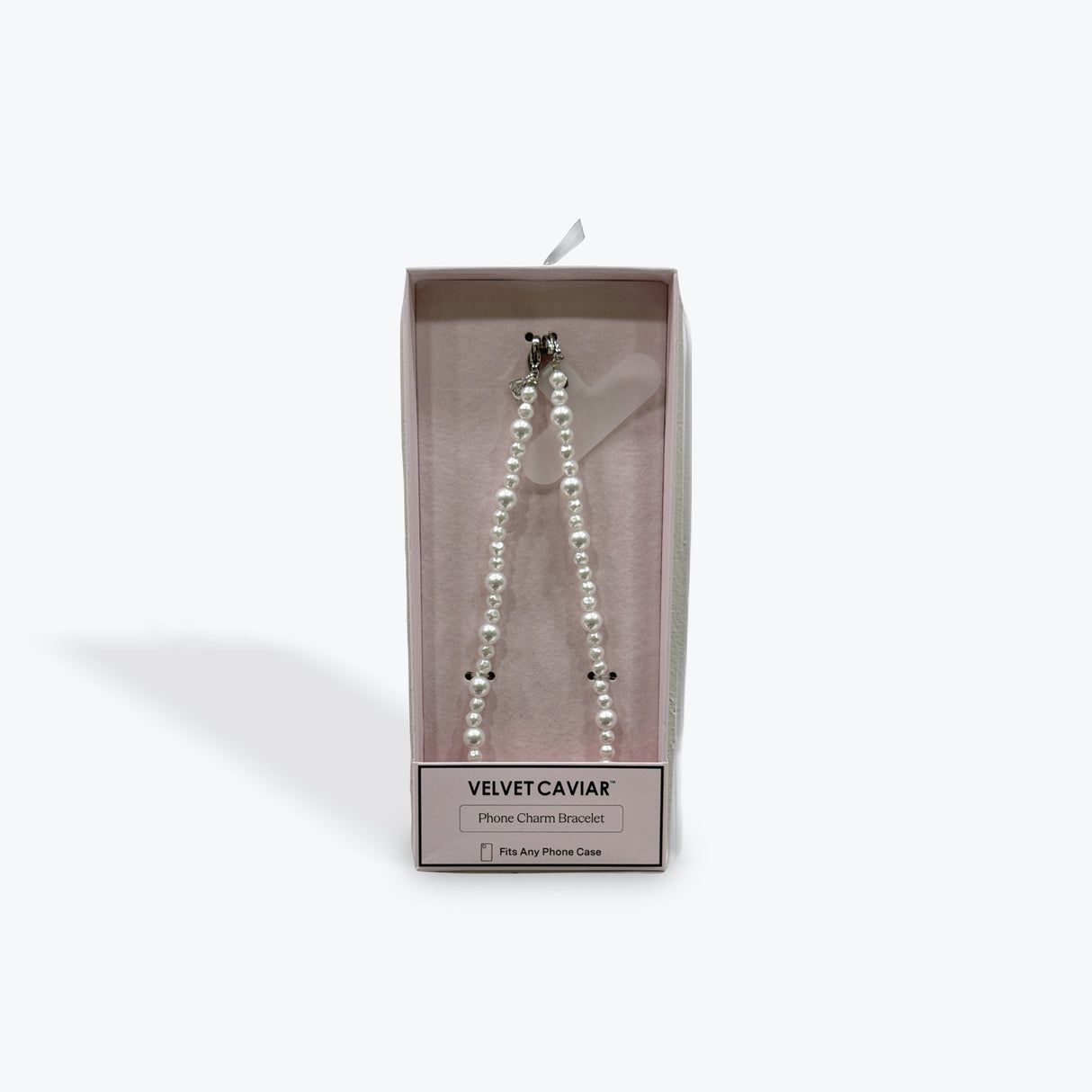 White Pearl - Velvet Caviar Phone Charm Bracelet