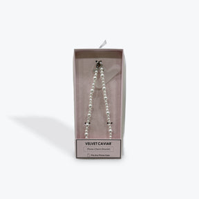 White Pearl - Velvet Caviar Phone Charm Bracelet