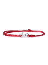 Red cord bracelet for Men - Red string bracelet