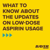 Bayer Low Dose Aspirin 81mg Regimen Pain Reliever Coated Tablets (NSAID)