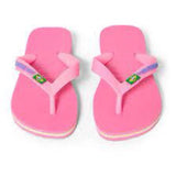 Havaianas Brasil Logo Flip Flop (Toddler/Little Kid),Neon Pink,27/28 BR (11-12 M US Little Kid)