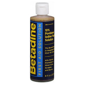 Betadine Antiseptic First Aid Solution Povidone-Iodine 10
